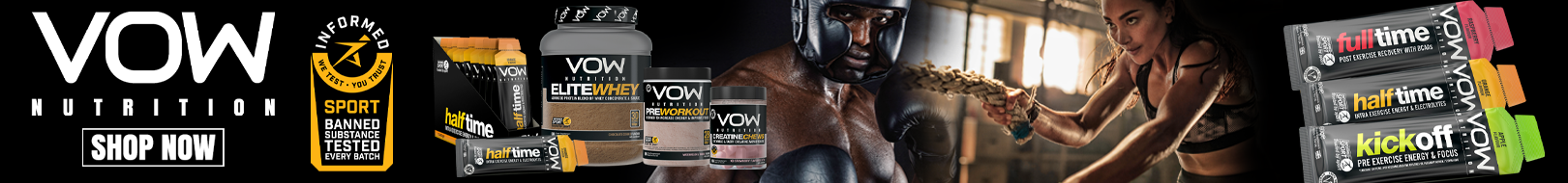 Buy VOW Nutrition at low trade prices from the UK's Leading Sports Nutrition Distributor, Tropicana Wholesale!