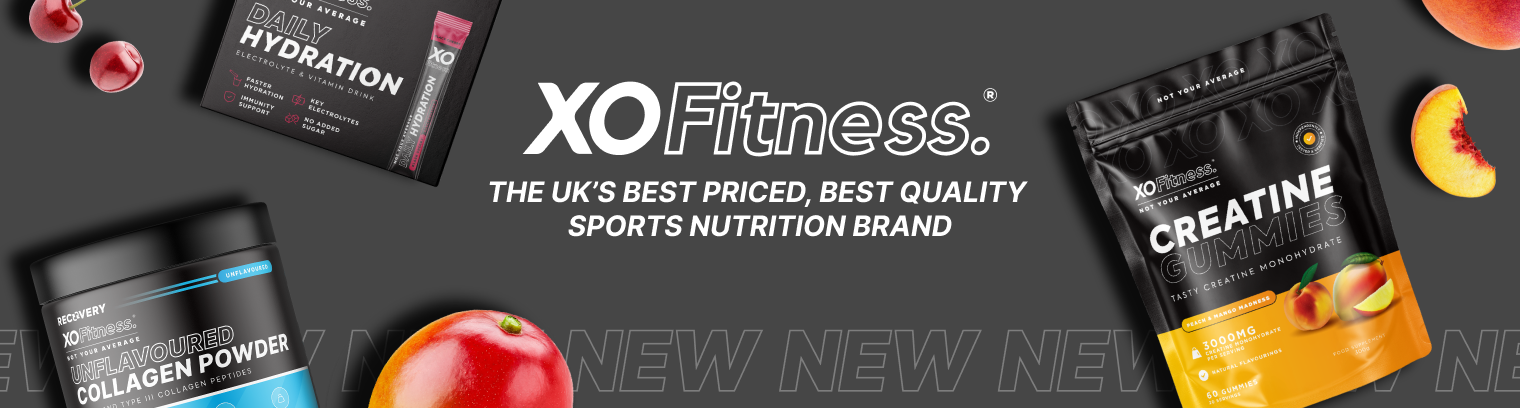 Buy XO Fitness at low trade prices from the UK's Leading Sports Nutrition Distributor, Tropicana Wholesale!