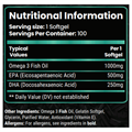 SWOLE Lifestyle Omega 3 Fish Oil 100Veg Caps Alternative Image