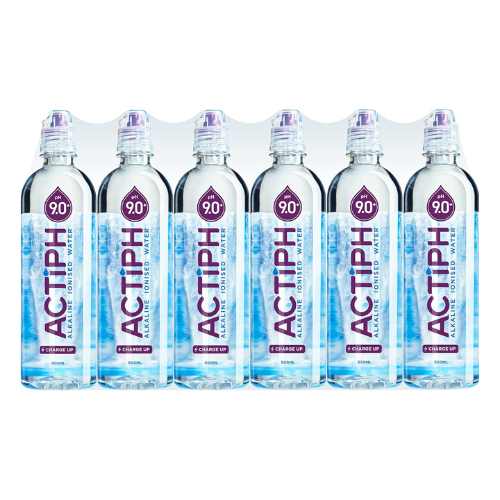 Actiph Alkaline Ionised Water 24x600ml
