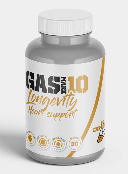 Gas Mark 10 Longevity Heart Support 90 Caps