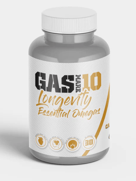 Gas Mark 10 Longevity Essential Omegas 90 Caps