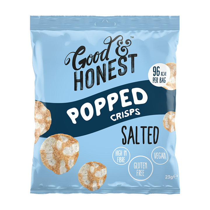 Good & Honest Popped Crisps 24x23g