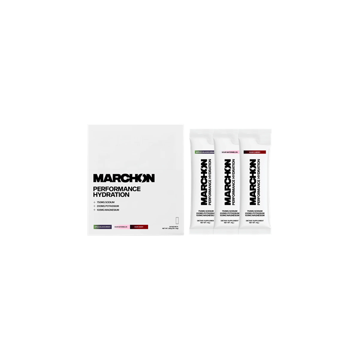 MARCHON Performance Hydration Electrolyte Powder Sachets 30x10g