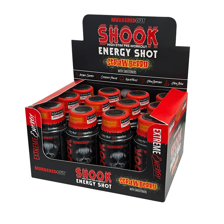Murdered Out Shook Energy Shot 12x60ml