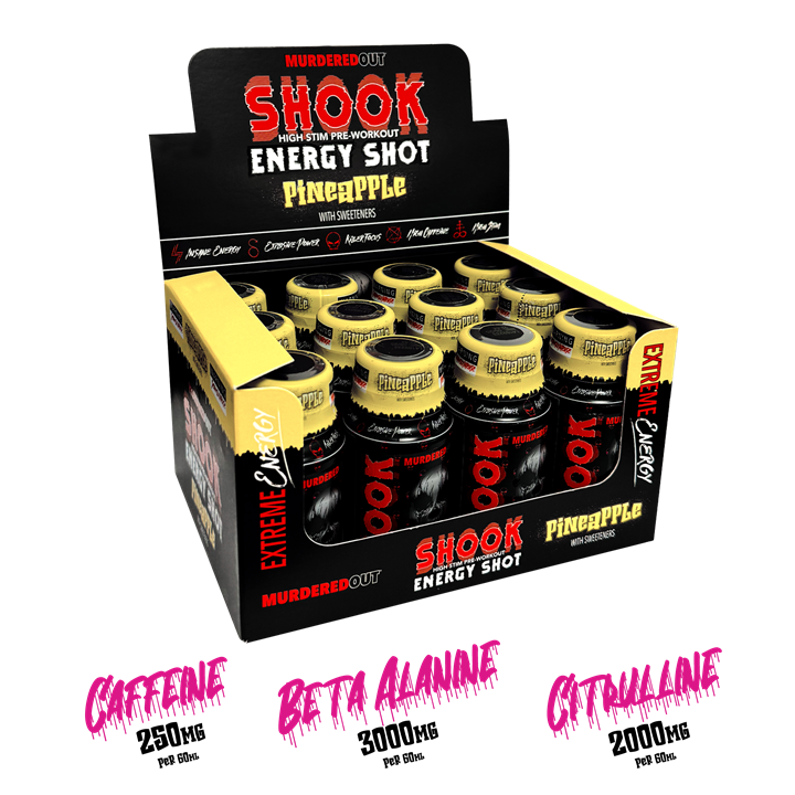 Murdered Out Shook Energy Shot 12x60ml