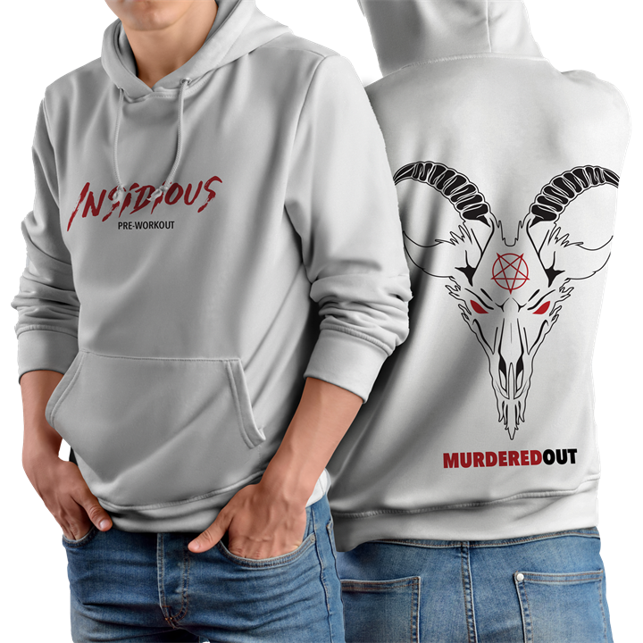 Murdered Out Insidious Hoodie White