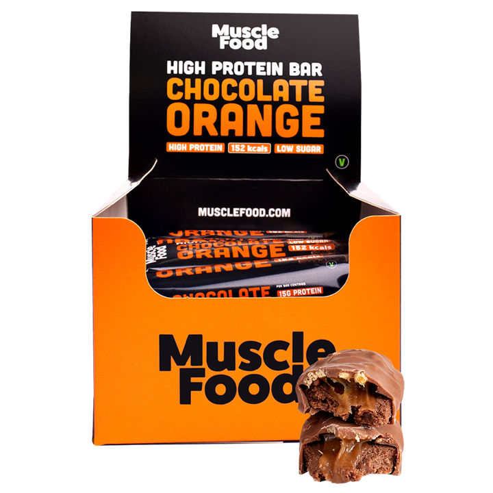 MuscleFood High Protein Bar 12x45g