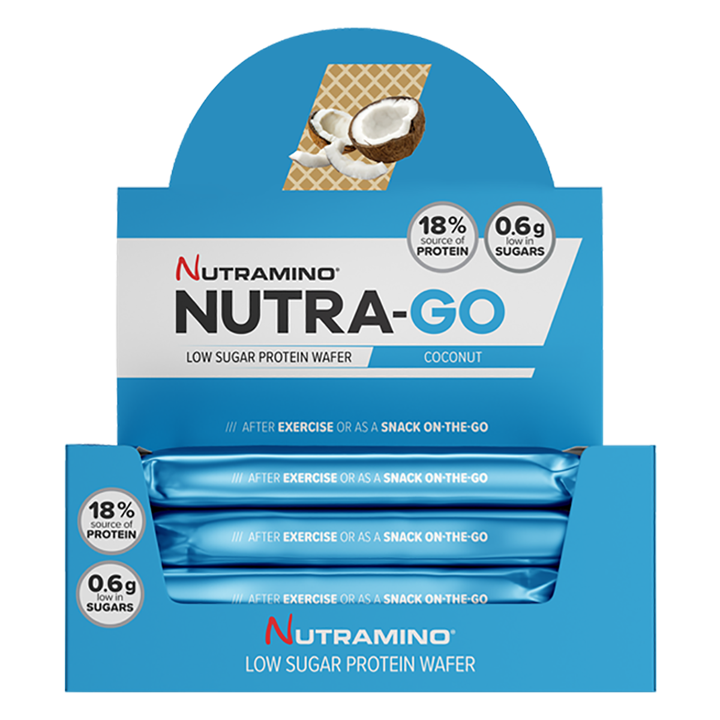 Nutramino Nutra-Go High Protein Low Sugar Wafer 12x39g