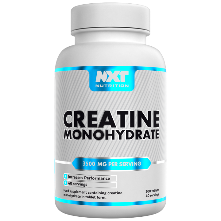 NXT Nutrition Creatine Monohydrate 200 Tabs