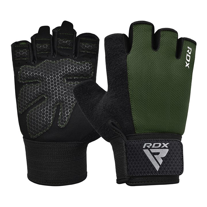 RDX Gym Weight Lifting Gloves W1 Half Plus