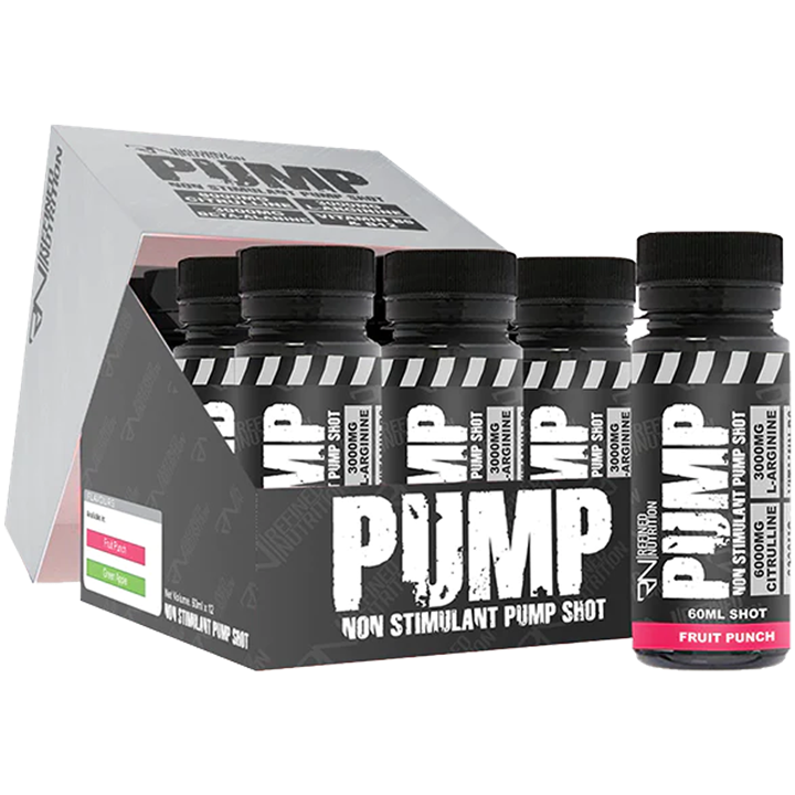 Refined-Nutrition-PUMP-Pre-Workout-Shots-12x60ml
