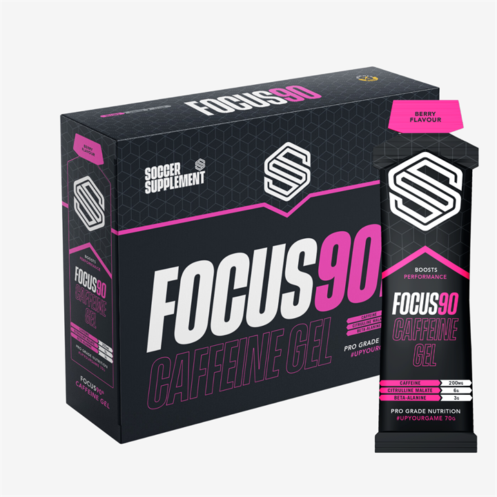 Soccer Supplement Focus90 Caffeine Gel 12x70g