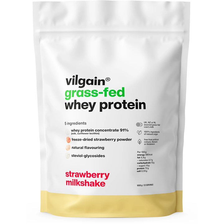 Vilgain Grass-fed Whey Protein Isolate 1000g