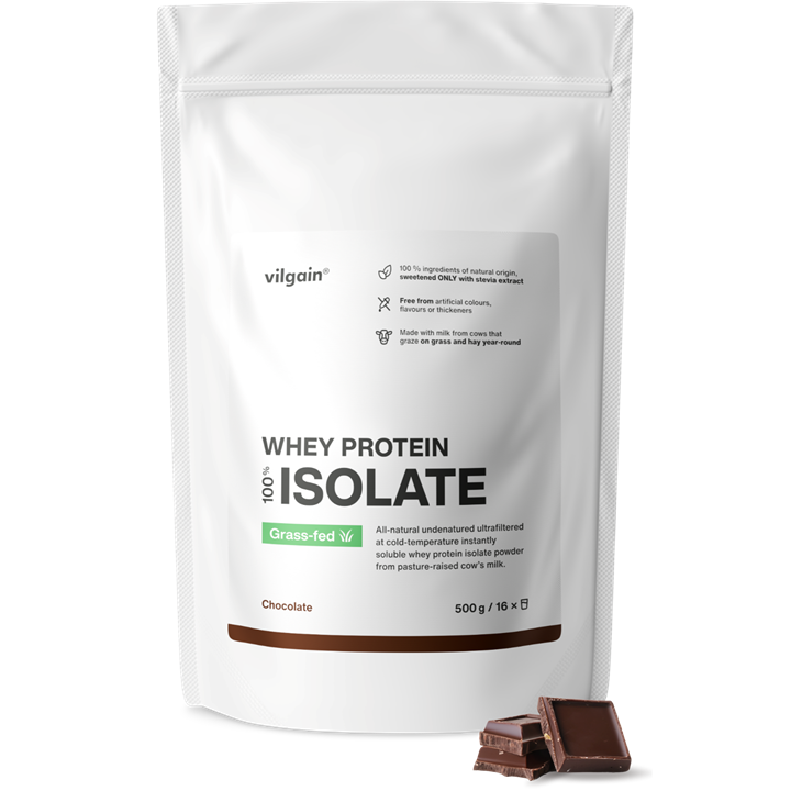 Vilgain Grass-fed Whey Protein Isolate 500g