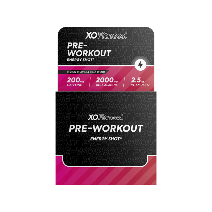 XO Fitness Pre-Workout Shots Mixed Case 20x60ml