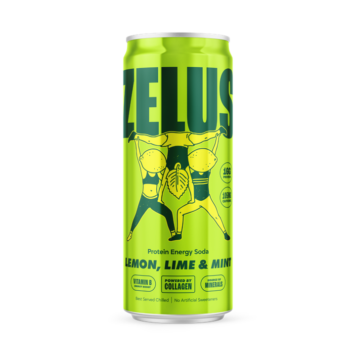ZELUS Protein Energy Soda 12x330ml