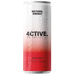 4CTIVE Natural Energy Drink 12x330ml