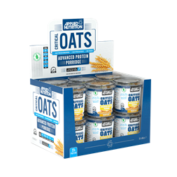 Applied Nutrition Critical Oats Protein Porridge 12x60g Golden Syrup