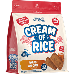 Applied Nutrition Cream Of Rice 1kg Toffee Biscuit