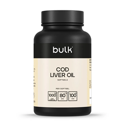 Bulk Cod Liver Oil 1000mg 90 Softgels
