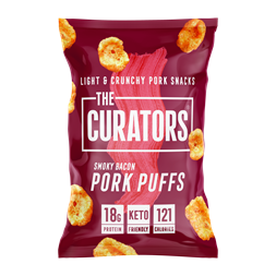 The Curators Pork Puffs 20x25g Smoky Bacon
