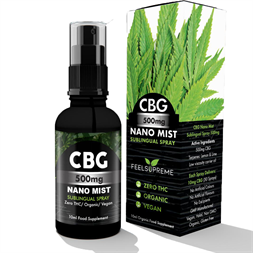 Feel Supreme CBG Nano Spray - 500mg 10ml