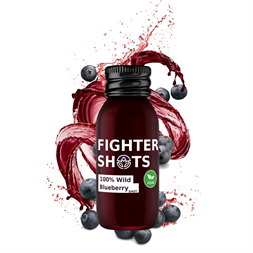 Fighter Shots 12x60ml Pure Wild Blueberry
