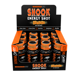 Murdered Out Shook Energy Shot 12x60ml Orange