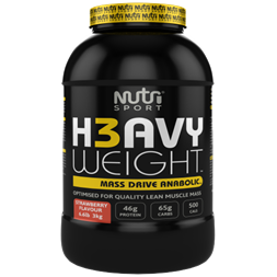 NutriSport H3avyweight Mass Drive Anabolic 3kg Strawberry