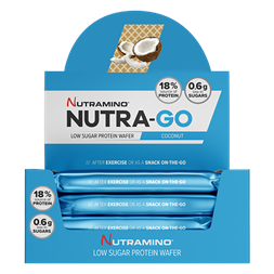 Nutramino Nutra-Go High Protein Low Sugar Wafer 12x39g