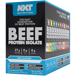 NXT Nutrition Beef Protein Isolate 20 Sachets