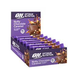 Optimum Nutrition Crunch Bar 10x70g Nutty Choc Caramel