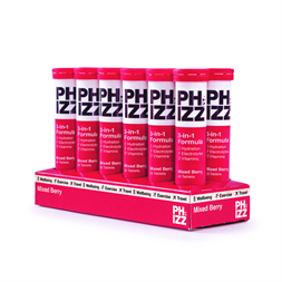 Phizz 3-in-1 Multivitamin & Rehydration Electrolyte Effervescent 12x20 Tabs Mixed Berry