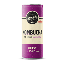 Remedy Kombucha 12x250ml Cherry Plum