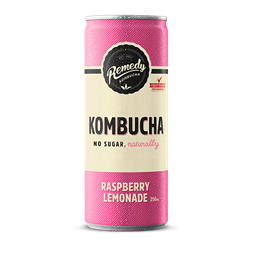 Remedy Kombucha 12x250ml Raspberry Lemonade