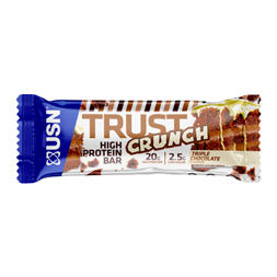 USN Trust Crunch Bars 12x60g Triple Chocolate