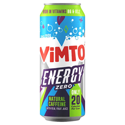Vimto Energy No Added Sugar 12x500ml