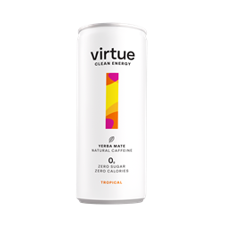 Virtue Clean Energy Yerba Mate 12x250ml Tropical
