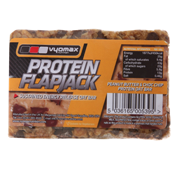 Vyomax Nutrition Protein Flapjacks 12x100g Peanut Butter & Choc Chip