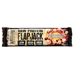 Warrior Raw Protein Flapjack 12x75g White Chocolate Cranberry