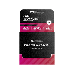 XO Fitness Pre-Workout Shots Mixed Case 20x60ml