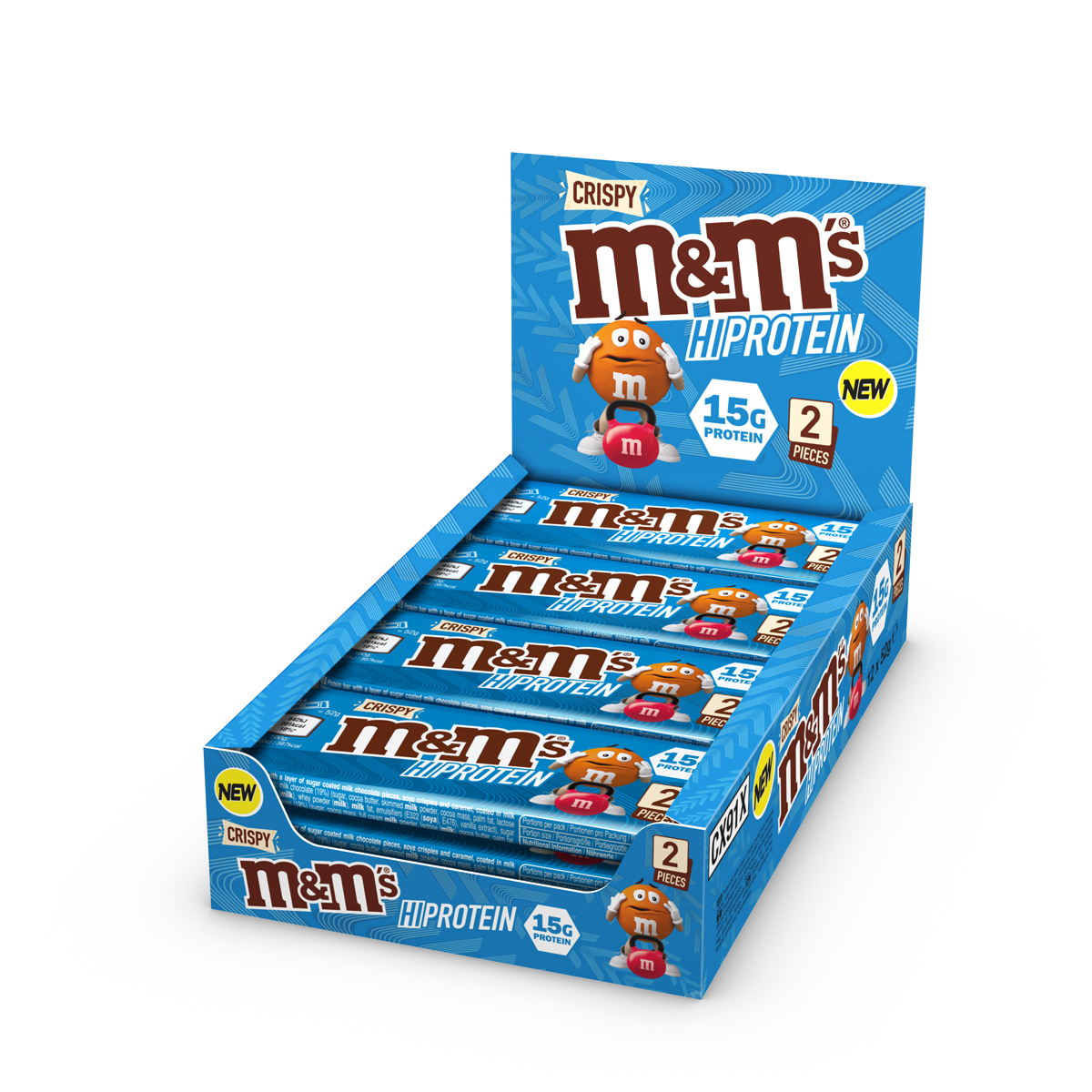 m&m's Crispy 24x36g Counter Display