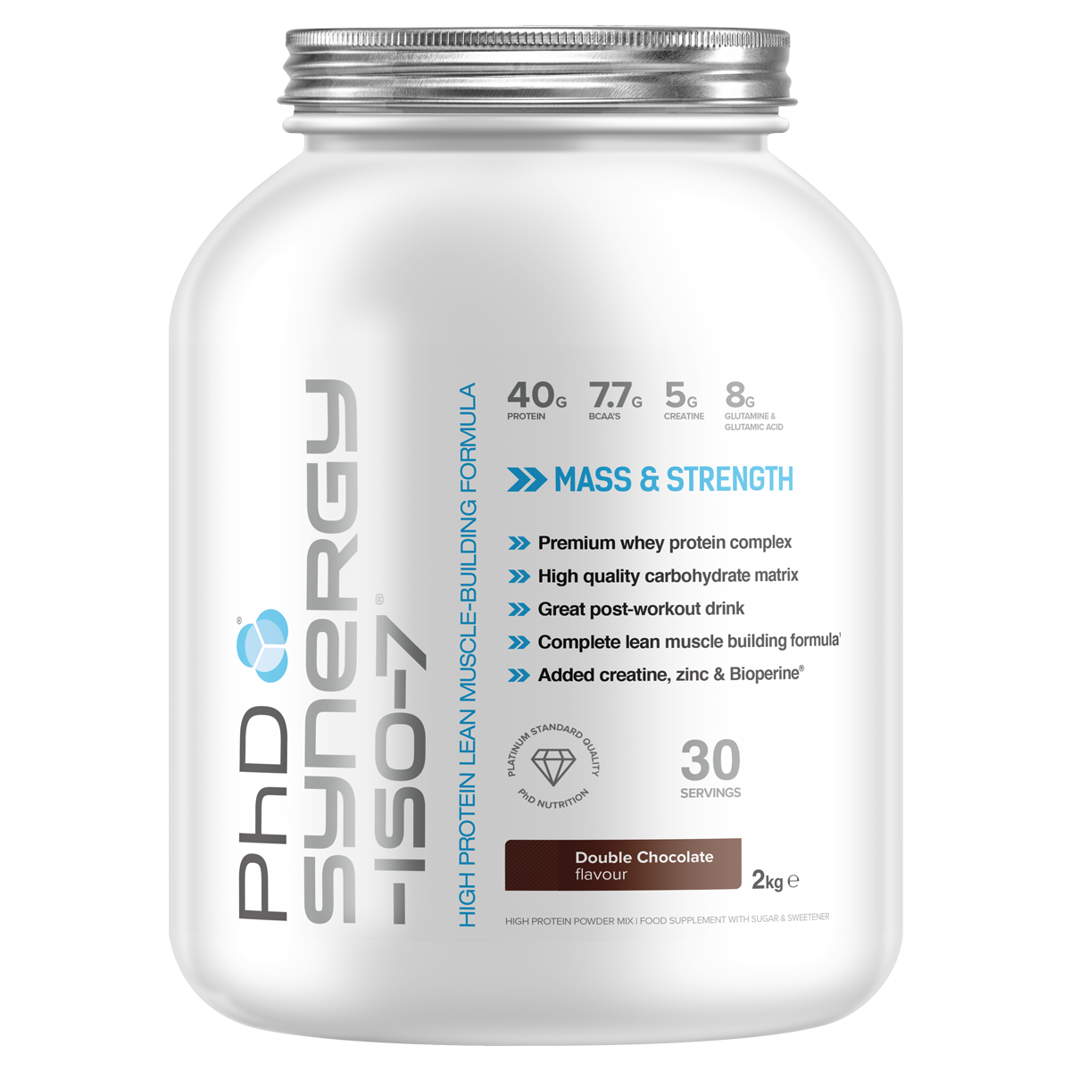 PhD Nutrition Synergy Iso-7 2kg Premium All in One Formula ***AMAZING PRICE*** 