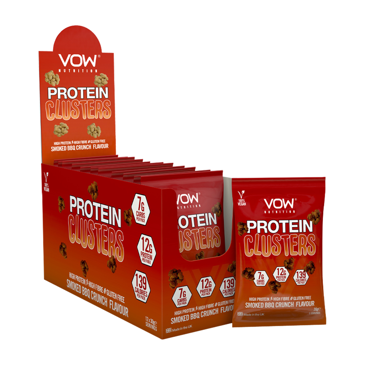 VOW Nutrition Protein Clusters 12x30g