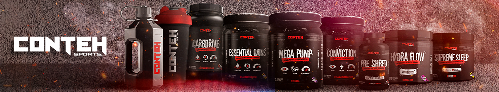 Buy Conteh Sports at low trade prices from the UK's Leading Sports Nutrition Distributor, Tropicana Wholesale!